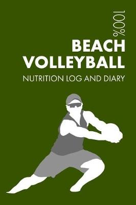 Book cover for Mens Beach Volleyball Sports Nutrition Journal