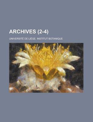 Book cover for Archives (2-4)