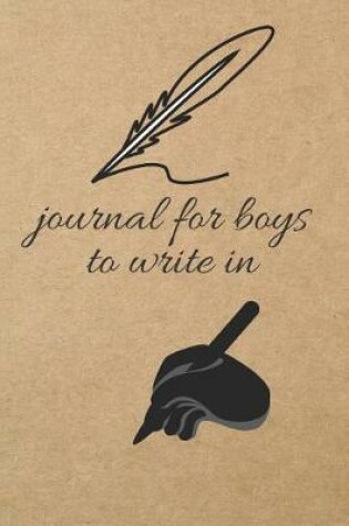 Cover of Journal for Boys to Write in