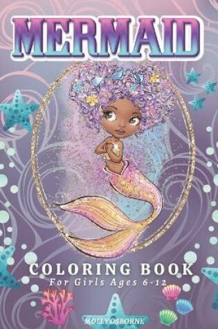 Cover of Mermaid Coloring Book For Girls Ages 6-12