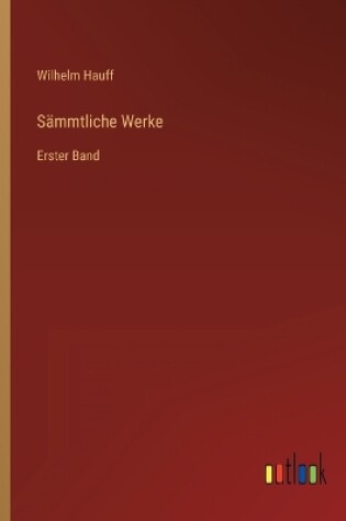 Cover of Sämmtliche Werke