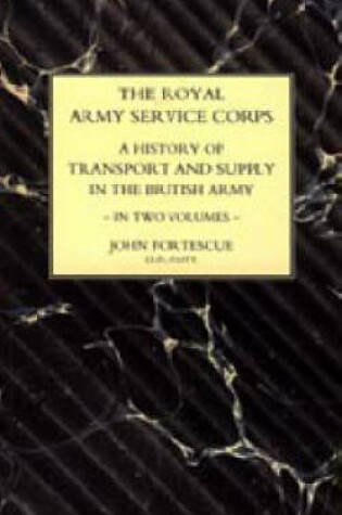 Cover of Royal Army Service Corps