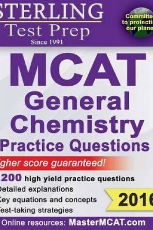 Cover of Sterling MCAT General Chemistry Practice Questions