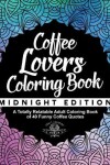 Book cover for Coffee Lover's Coloring Book