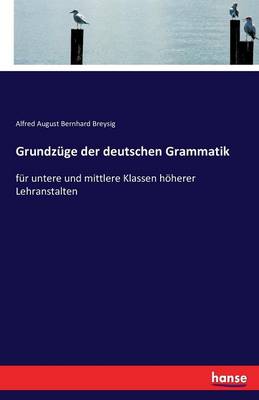 Book cover for Grundzuge der deutschen Grammatik