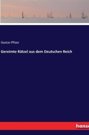 Cover of Gereimte Rätzel aus dem Deutschen Reich