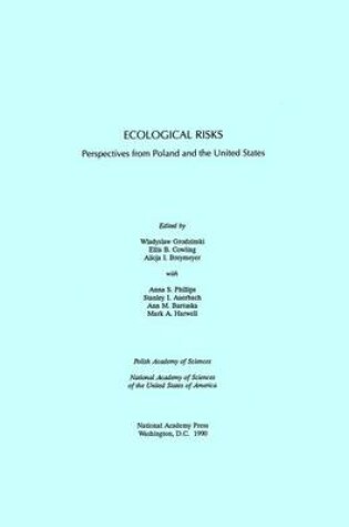 Cover of Ecological Risks