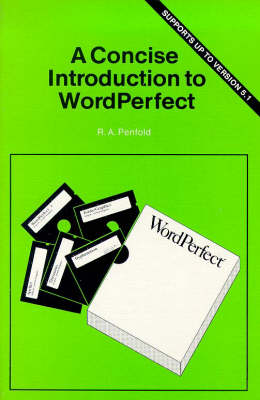 Book cover for A Concise Introduction to WordPerfect