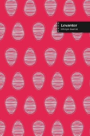 Cover of Levanter Lifestyle Journal, Blank Write-in Notebook, Dotted Lines, Wide Ruled, Size (A5) 6 x 9 In (Pink)