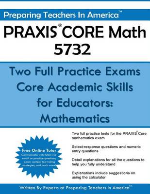 Book cover for PRAXIS CORE Math 5732