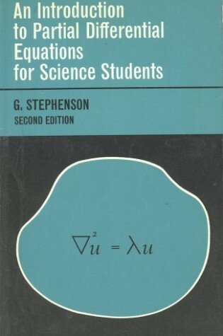 Cover of Introduction to Partial Differential Equations for Science Students