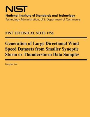 Book cover for Generation of Large Directional Wind Speed Datasets from Smaller Synoptic Storm or Thunderstorm Data Samples