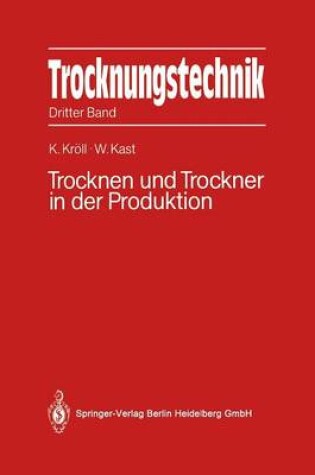 Cover of Trocknungstechnik