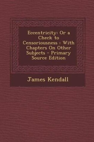 Cover of Eccentricity