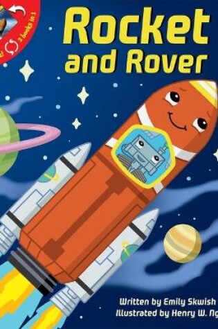 Cover of 2 Books in 1: Rocket and Rover and All about Rockets 3-2-1 Blast Off! Fun Facts about Space Vehicles