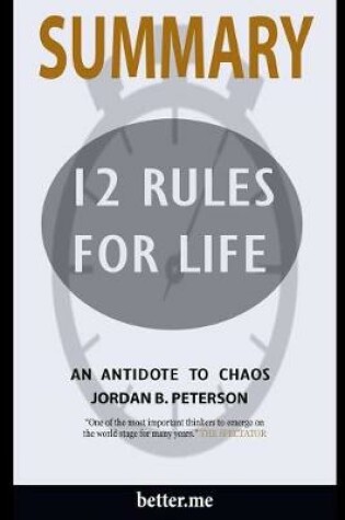 Cover of Summary of 12 Rules for Life