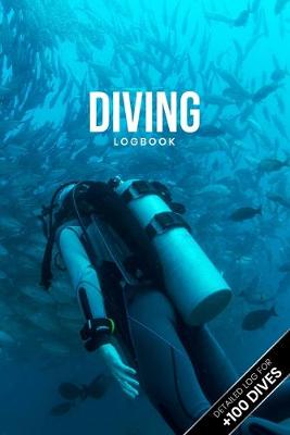 Book cover for Scuba Diving Log Book Dive Diver Jourgnal Notebook Diary - Into the Swarm