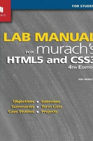 Cover of Lab Manual for Murach's Html5 and Css3