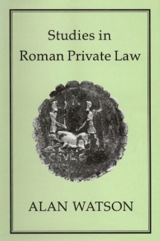 Cover of Studies in Roman Private Law