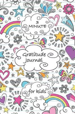 Book cover for 3 Minute Gratitude Journal for Kids