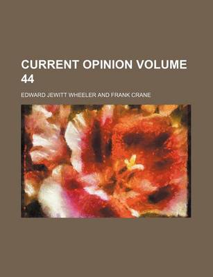 Book cover for Current Opinion Volume 44