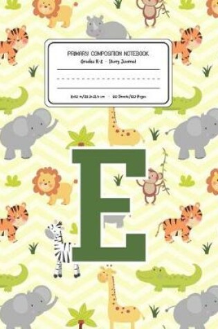 Cover of Primary Composition Notebook Grades K-2 Story Journal E