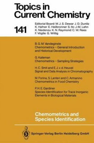 Cover of Chemometrics and Species Identification