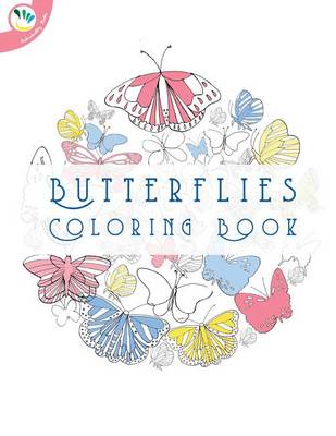 Book cover for Butterflies Coloring Book