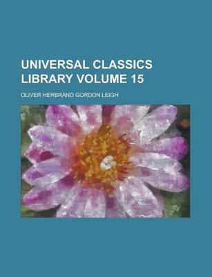 Book cover for Universal Classics Library (15)