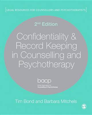 Book cover for Confidentiality & Record Keeping in Counselling & Psychotherapy