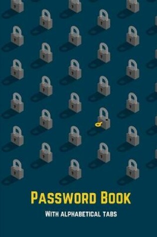 Cover of Password Book with Alphabetical Tabs