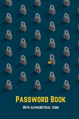 Book cover for Password Book with Alphabetical Tabs
