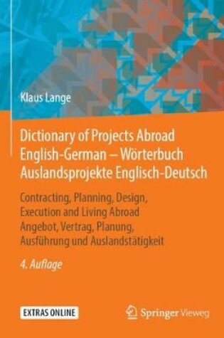 Cover of Dictionary of Projects Abroad English-German - Woerterbuch Auslandsprojekte Englisch-Deutsch