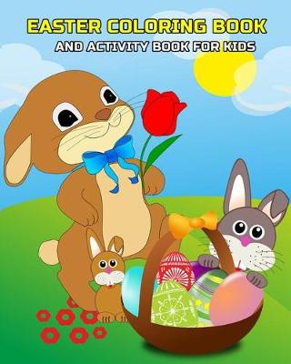 Book cover for Easter Coloring Book and Activity Book for Kids