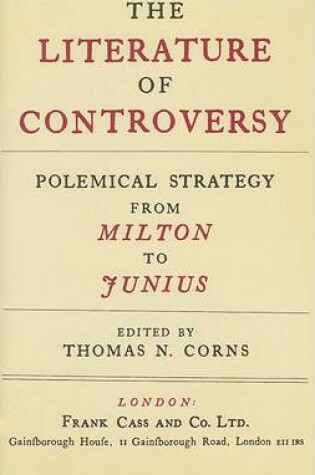 Cover of The Literature of Controversy