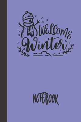 Book cover for welcome winter notebook