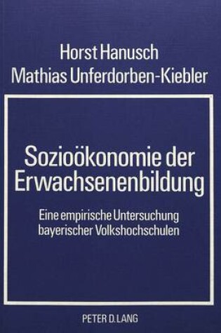 Cover of Soziooekonomie Der Erwachsenenbildung