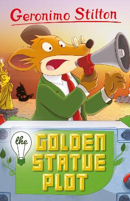 Book cover for Geronimo Stilton: The Golden Statue Plot