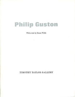 Book cover for Philip Guston