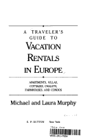 Book cover for Murphy Michael&Laura : Traveler'S Gde/Vacation Rentals/Europe