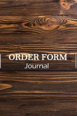 Cover of Order Form Journal