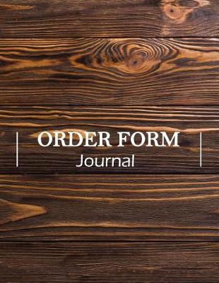 Book cover for Order Form Journal