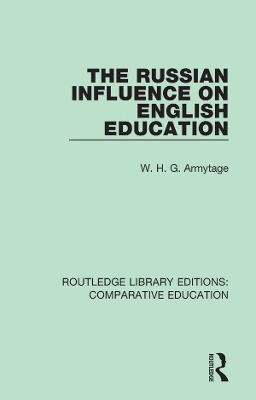 Cover of The Russian Influence on English Education