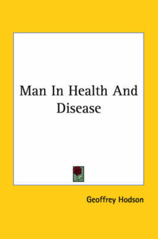 Cover of Man in Health and Disease