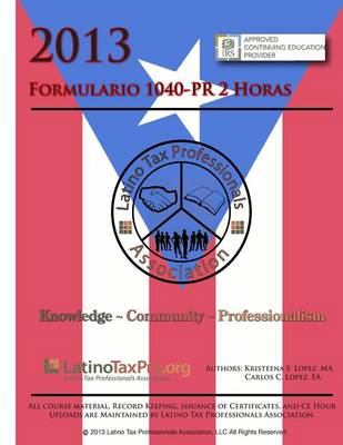 Book cover for Formulario 1040-PR 2 Horas