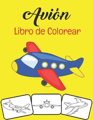 Book cover for Avión Libro de colorear