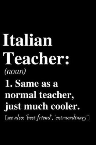 Cover of Italian Teacher...
