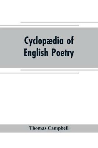 Cover of Cyclopaedia of English poetry