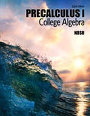 Book cover for College Algebra Precalculus I: Study of Functions - eBook