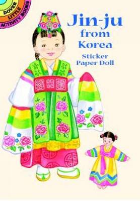 Cover of Jin-Ju from Korea Sticker Paper Doll